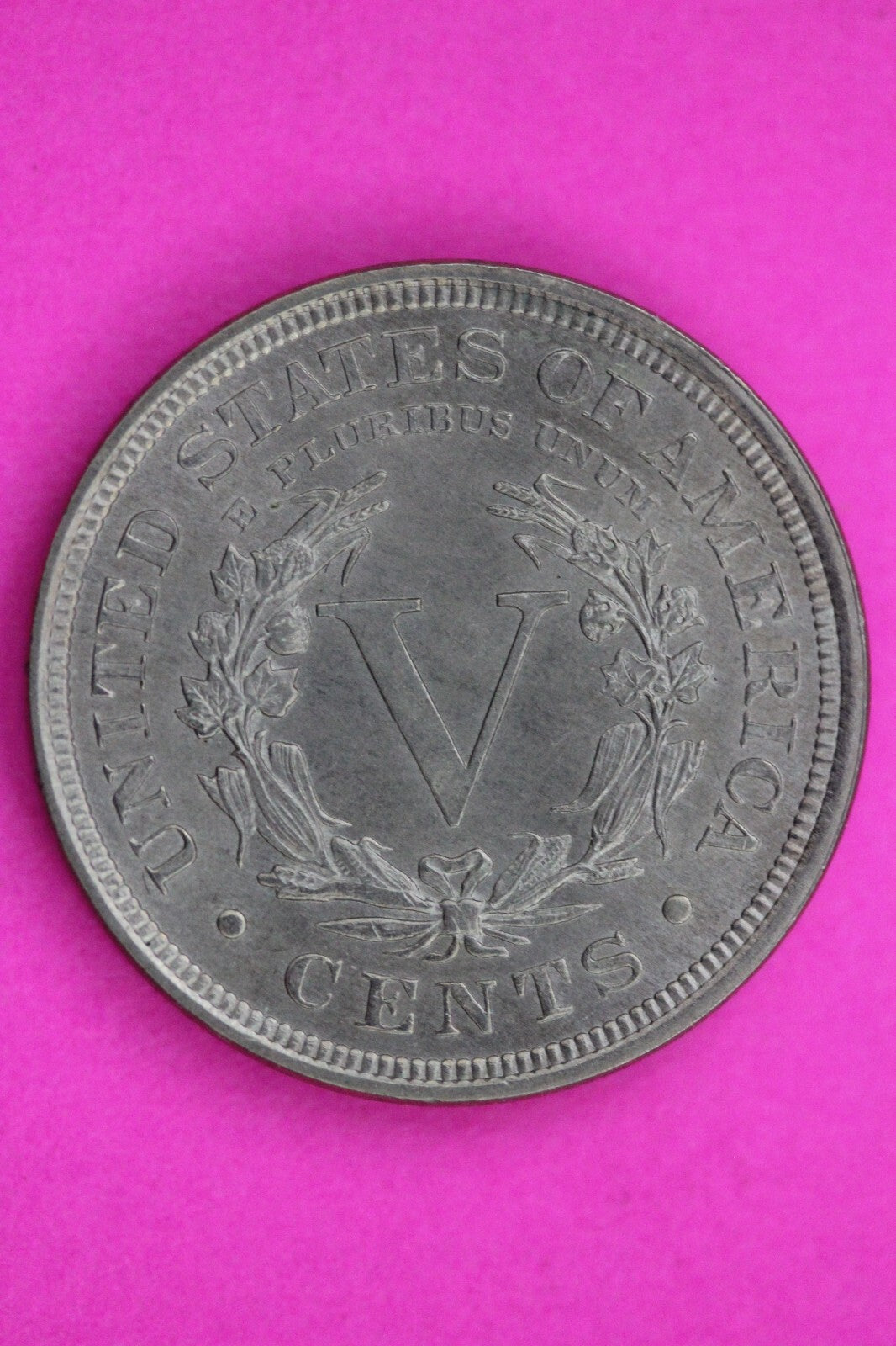 High Grade 1905 V Liberty Nickel Guaranteed Authentic & Genuine Coin 1063