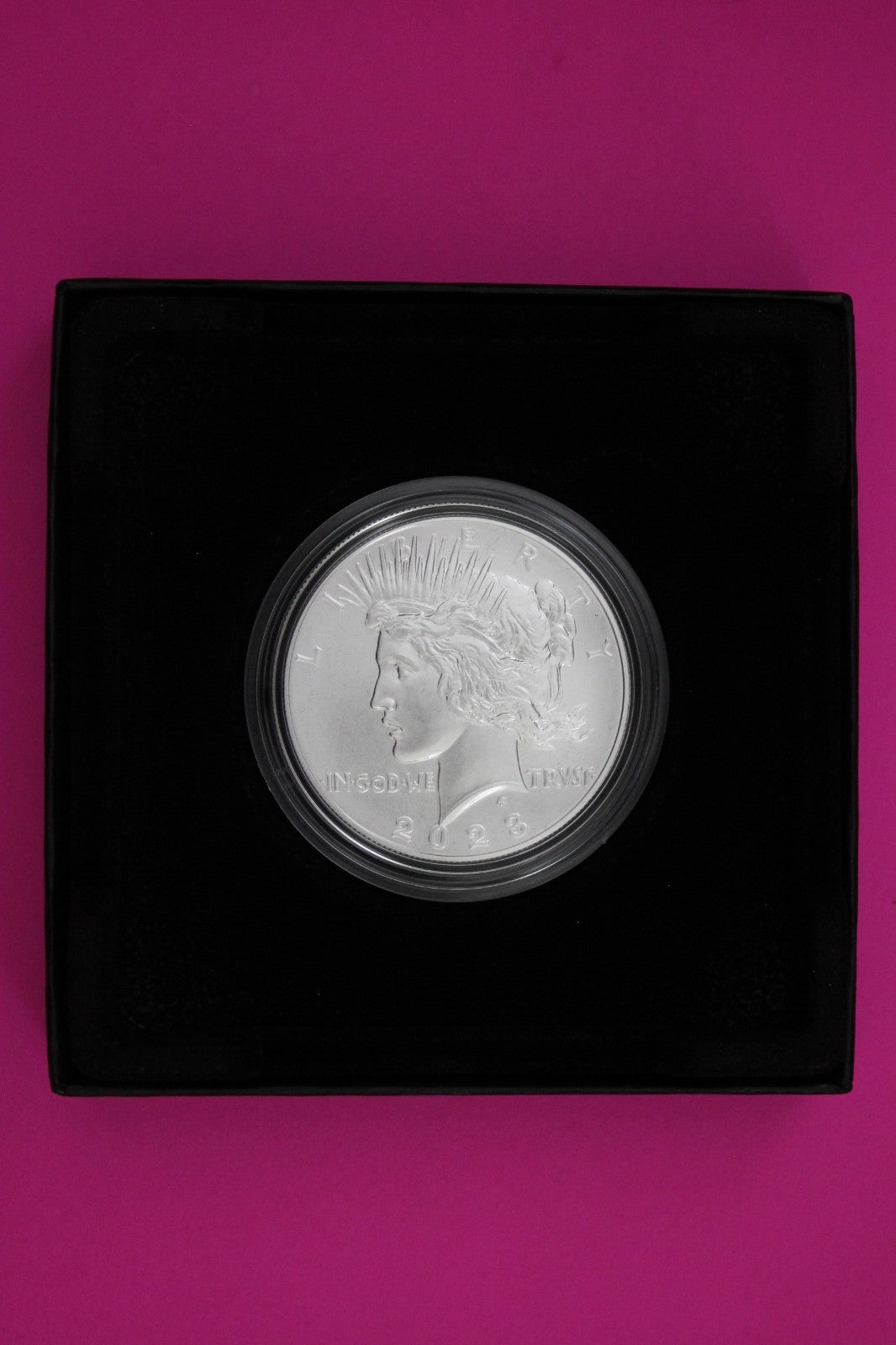 Gem Brilliant Uncirculated 2023 P Peace Silver Dollar 999 Fine Mint Box COA 6036