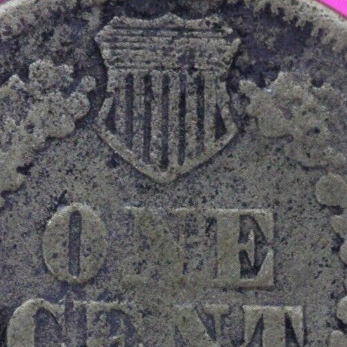 1864 Copper Nickel Indian Head Cent Penny Exact Early Type Coin Pictured 95