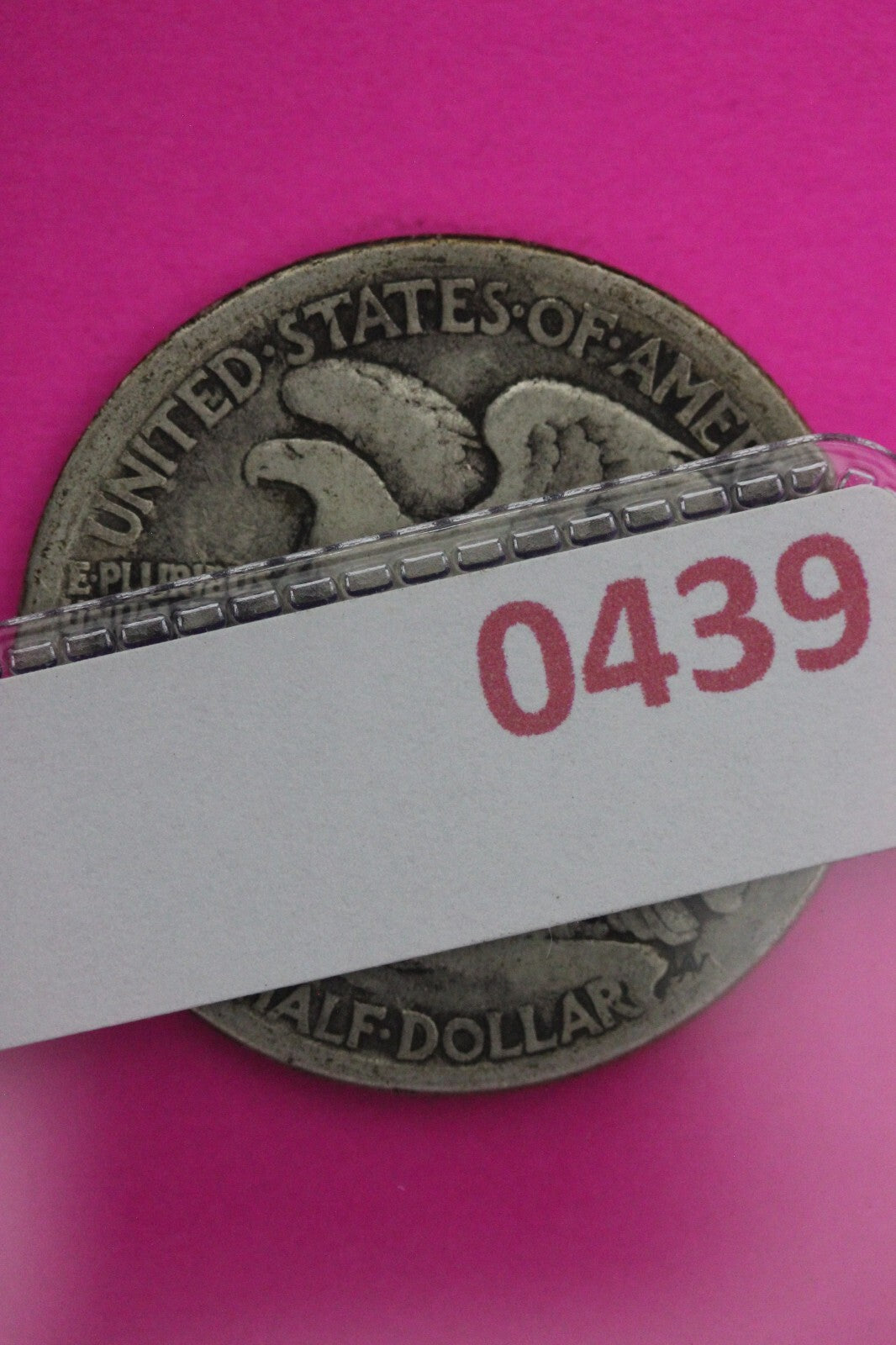 1917 S Obverse Mint Mark Walking Liberty Walker Half Dollar Coin Authentic 0439N