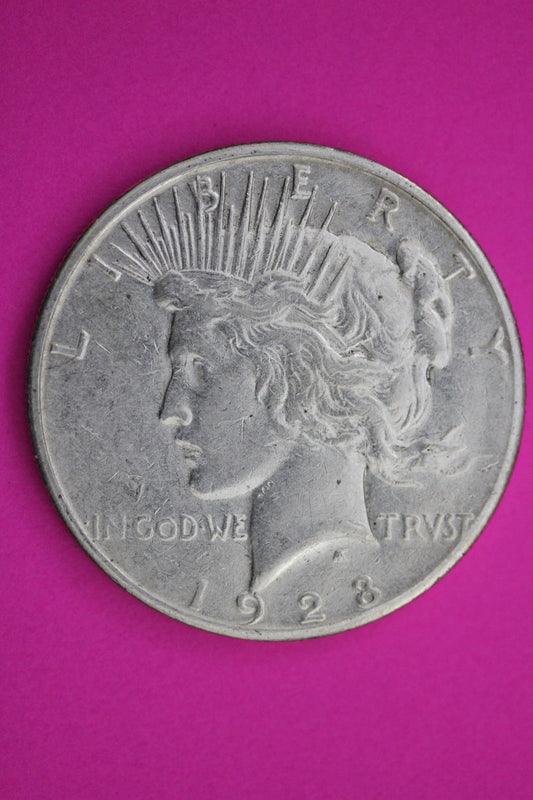 1928 S Peace Silver Dollar LIberty Coin Guaranteed Authentic U.S.A. Seller 1955