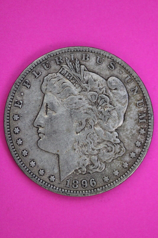 1896 O Morgan Lady Liberty Silver Dollar Key Date Coin New Orleans Mint 395