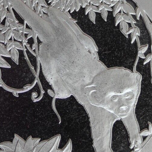 Gem BU 2023 Barbados Monkey 1 OZ Silver Coin .999 Fine $1.00 Same Coin In Pic 08
