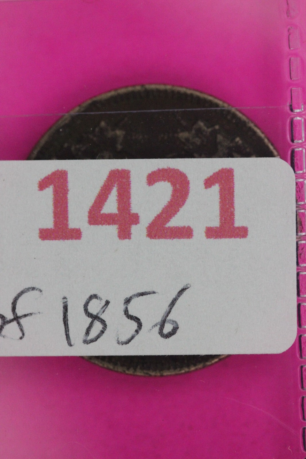 1857 Die of 1856 Flying Eagle Cent Penny Guaranteed Authentic Free Shipping 1421
