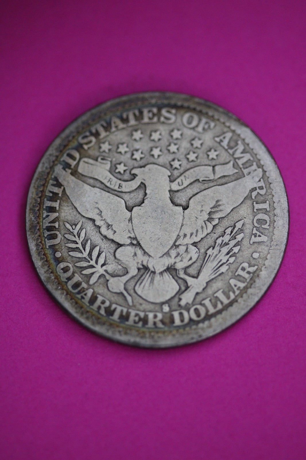 1915 S Barber Liberty Quarter Silver Guaranteed Authentic & Genuine Coin 2896