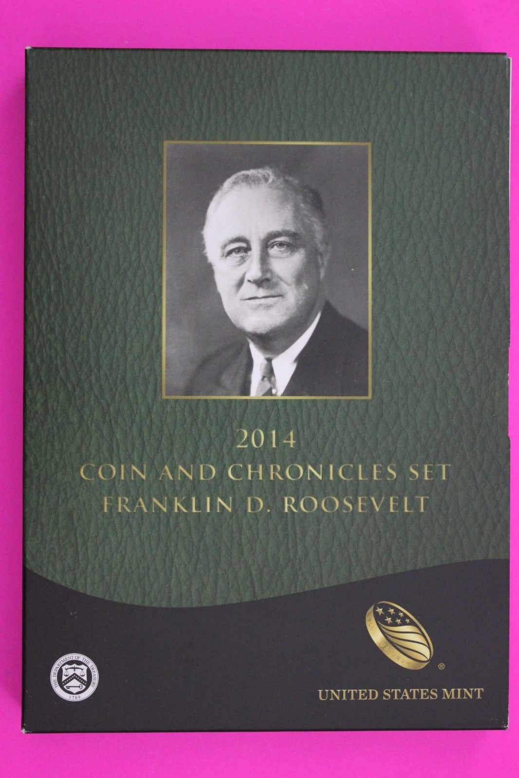 Gem 2014 Franklin Roosevelt Coins & Chronicles Set 1 OZ Silver Box & COA 7064