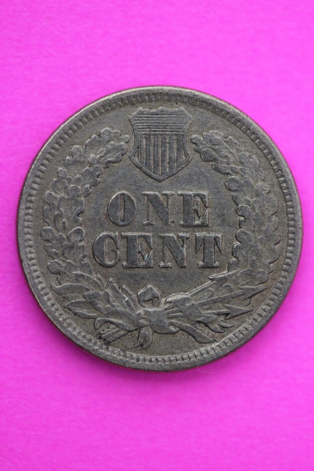 1863 Copper Nickel Indian Head Cent Penny Exact Early Type Coin Pictured 33