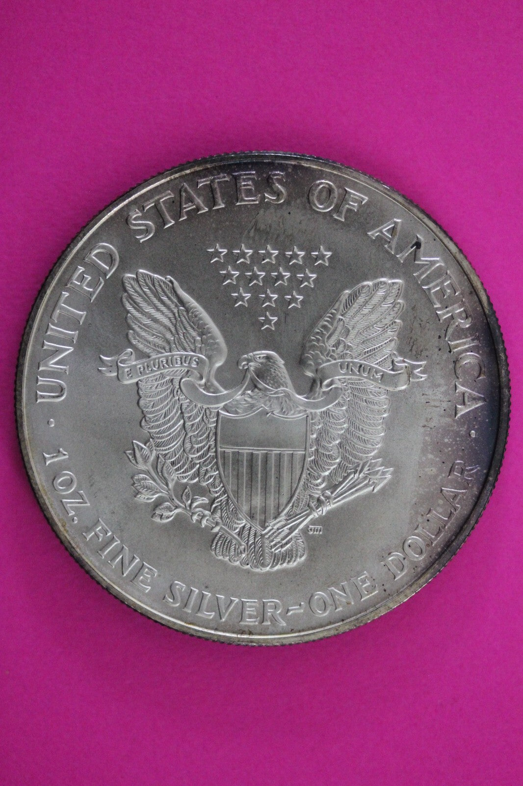 Colorized 1998 American Silver Eagle 1 Ounce .999 Fine Exact Coin Shown N0495