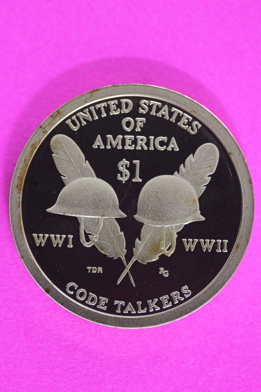 Proof 2016 S Code Talkers Sacagawea Dollar Deep Cameo Same Coin In Pics TOM 10