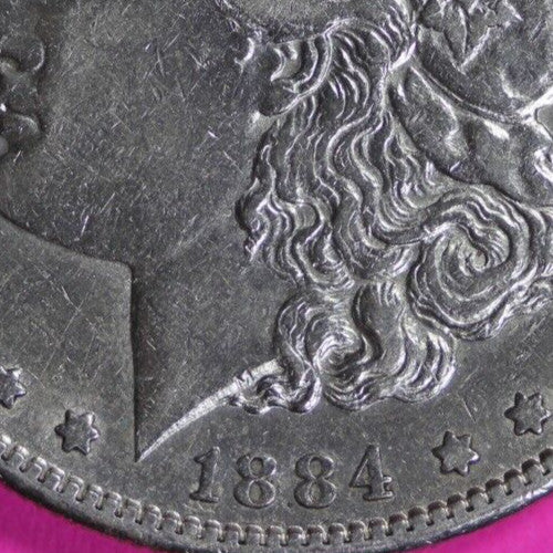 High Grade 1884 S Morgan Liberty Silver Dollar Key Date Coin San Francisco 210