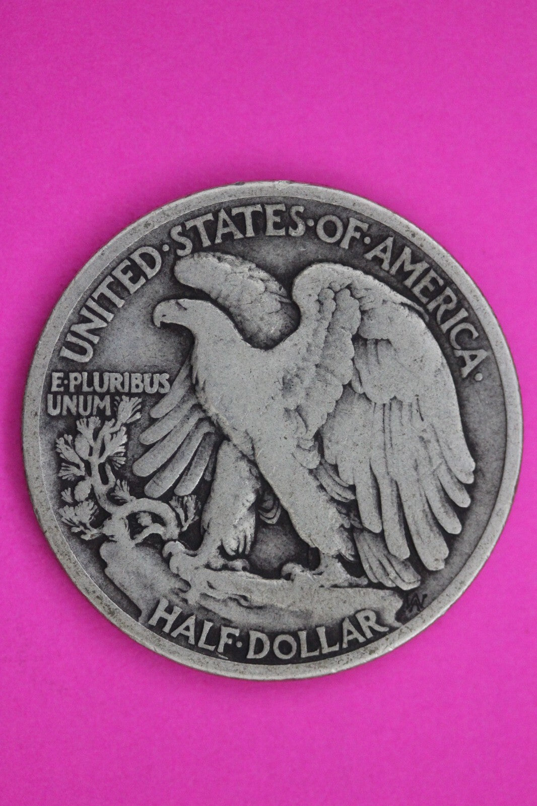 1916 S Walking Liberty Silver Half Dollar Guaranteed Authentic Genuine Coin 1160