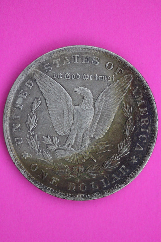 Nicely Toned 1883 O Liberty Morgan Silver Dollar Coin Guaranteed Authentic 128N