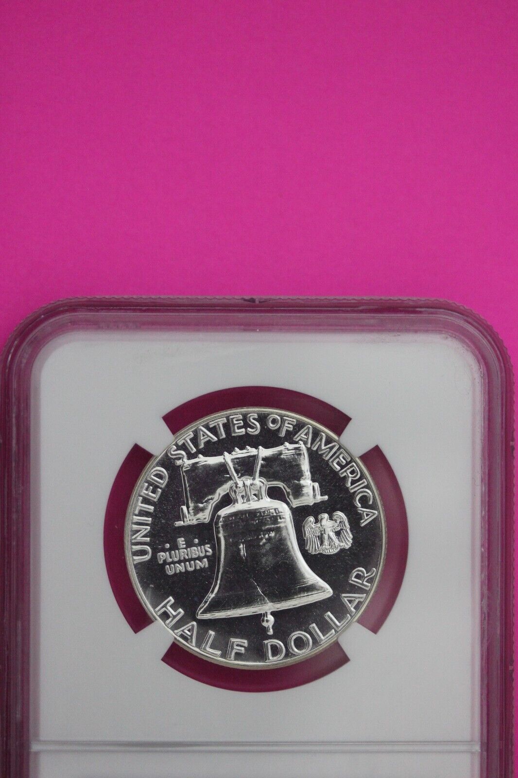 1961 PF 68 Ben Franklin Silver Proof Half Dollar NGC Graded Certified Slab 807