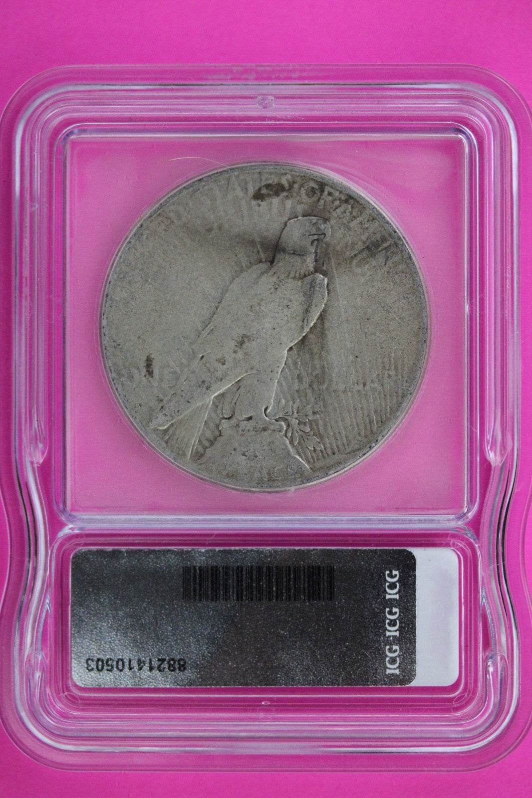 1928 S VG 8 Liberty Peace Silver Dollar ICG Certified Graded Authentic Slab 621
