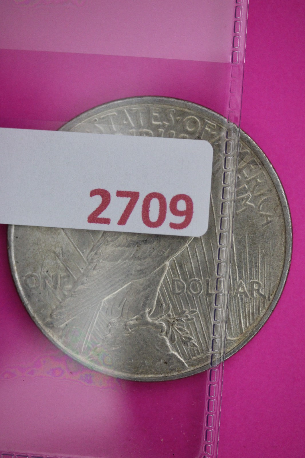 1927 D Peace Lady Liberty Semi Key Date Silver Dollar Guaranteed Authentic 2709