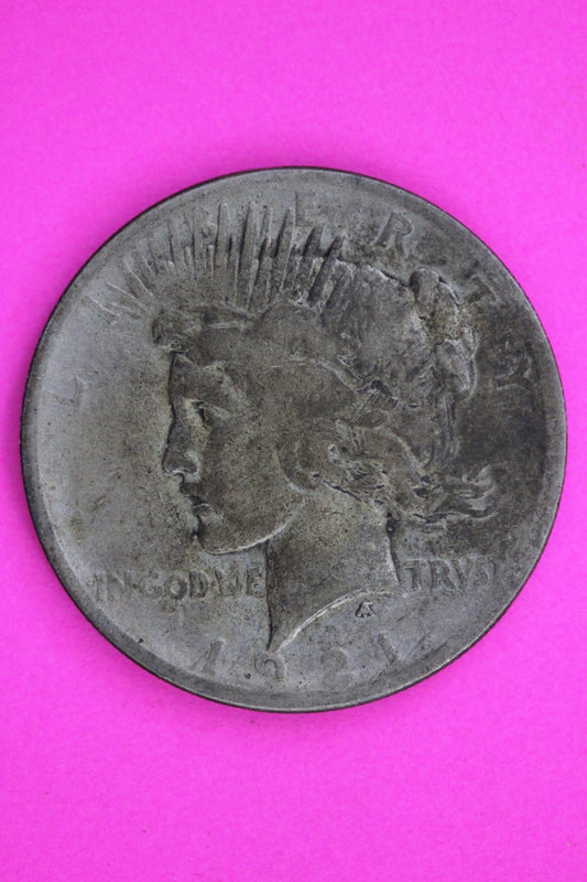 1921 P Peace Lady Liberty Semi Key Date Silver Dollar Guaranteed Authentic 1753