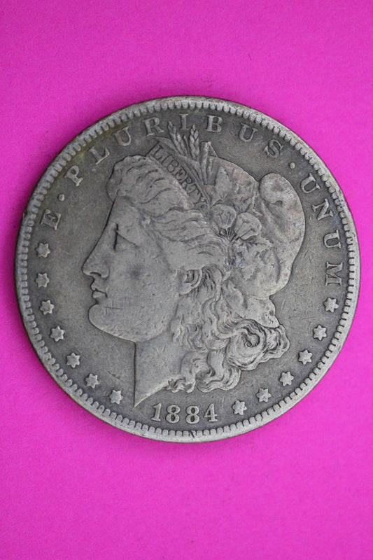 1884 S Morgan Silver Dollar Coin Guaranteed Authentic U.S.A American Seller 1928