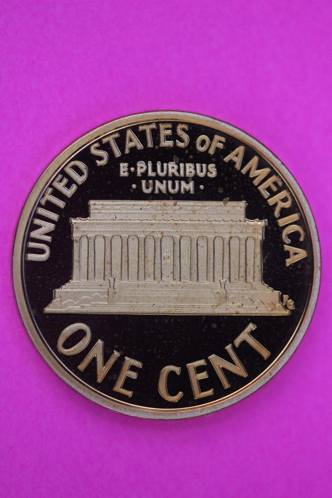Gem Proof 2007 S Ultra Deep Cameo Lincoln Memorial Cent Same Coin In Pics TOM22