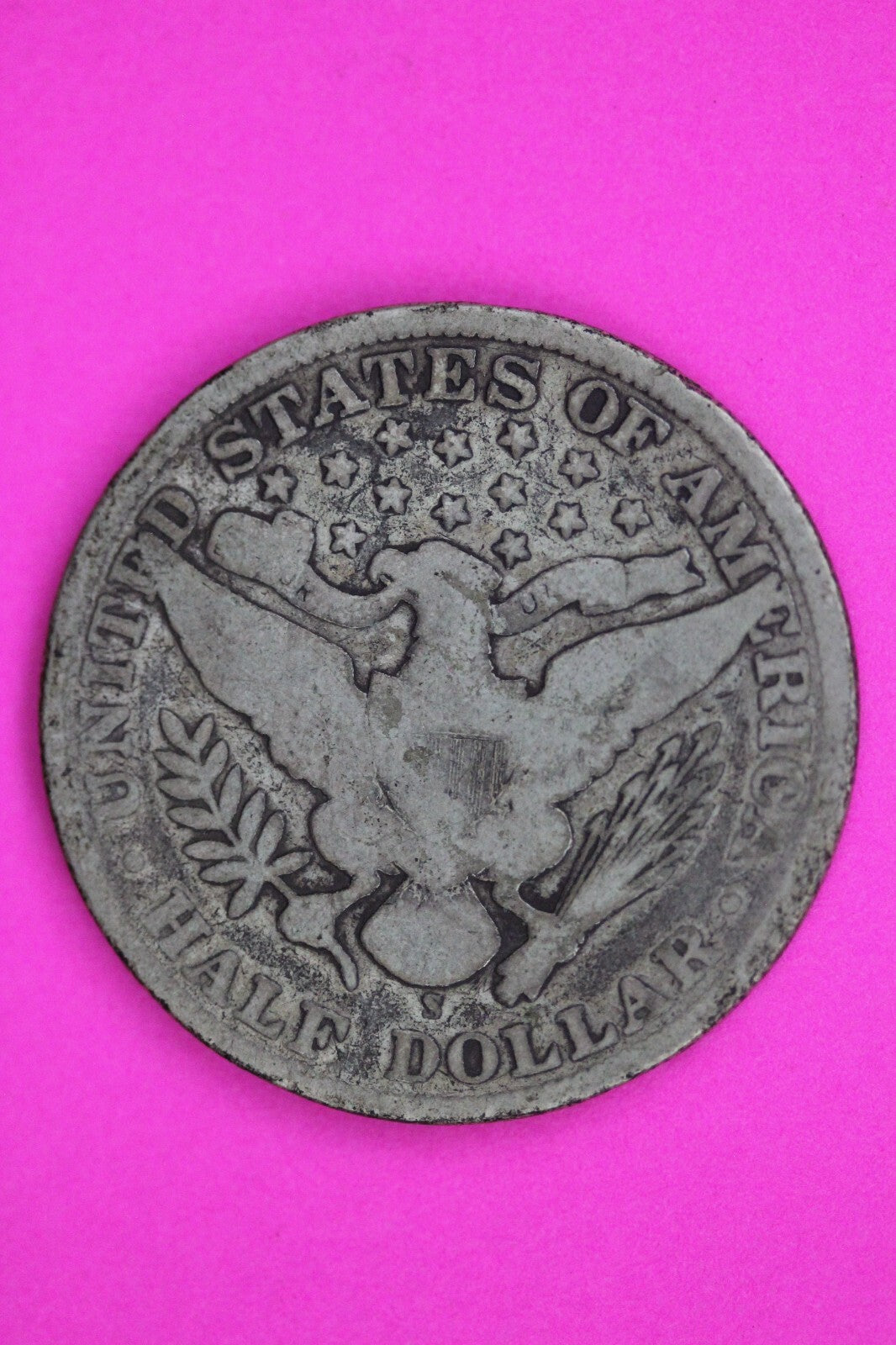 1909 S Barber Liberty Half Dollar Silver Coin Guaranteed Authentic Genuine 1492