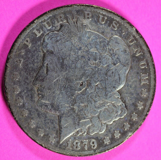 Carson City 1879 CC Morgan Lady Liberty Silver Dollar Rare Key Date Coin 148