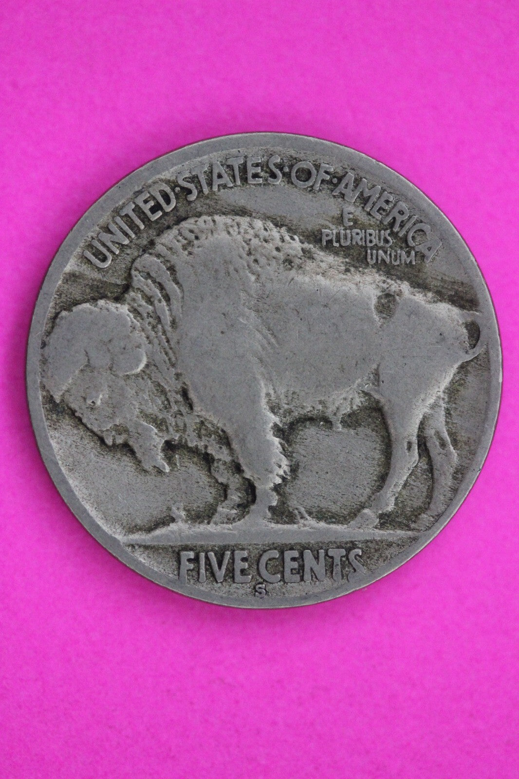 1919 S Buffalo Nickel Coin Guaranteed Authentic Genuine Coin Free Shipping 1324