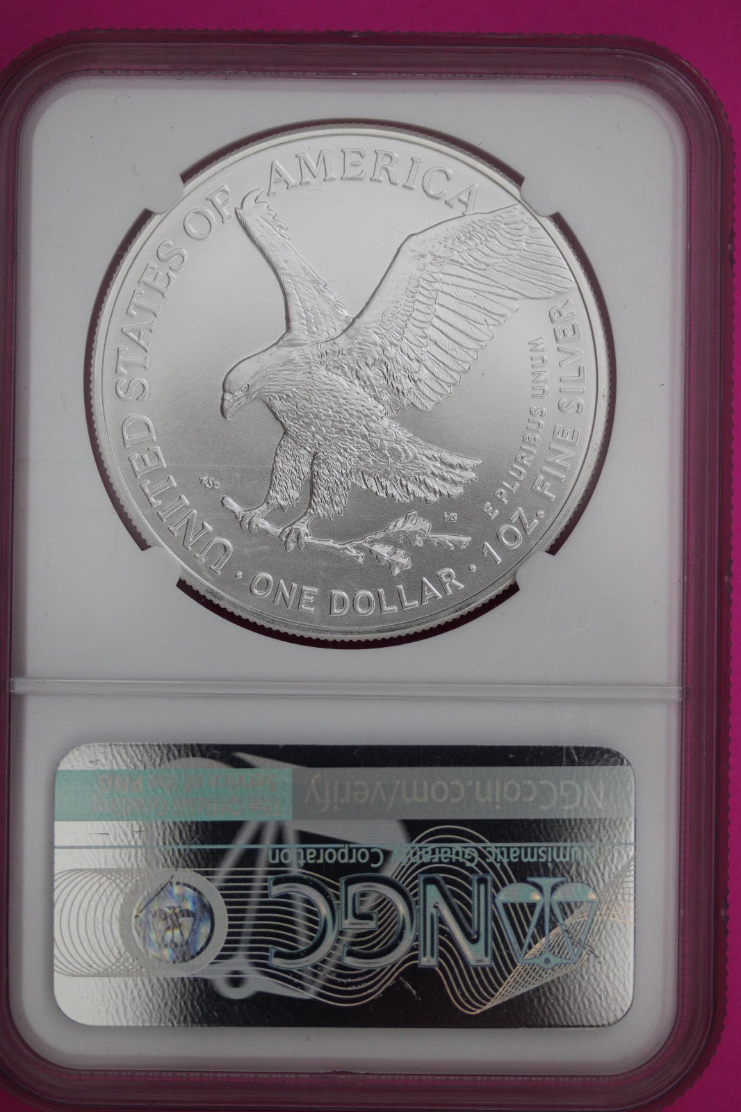 2021 T2 MS 70 Silver American Eagle 1 Ounce NGC Certified Graded Authentic 912