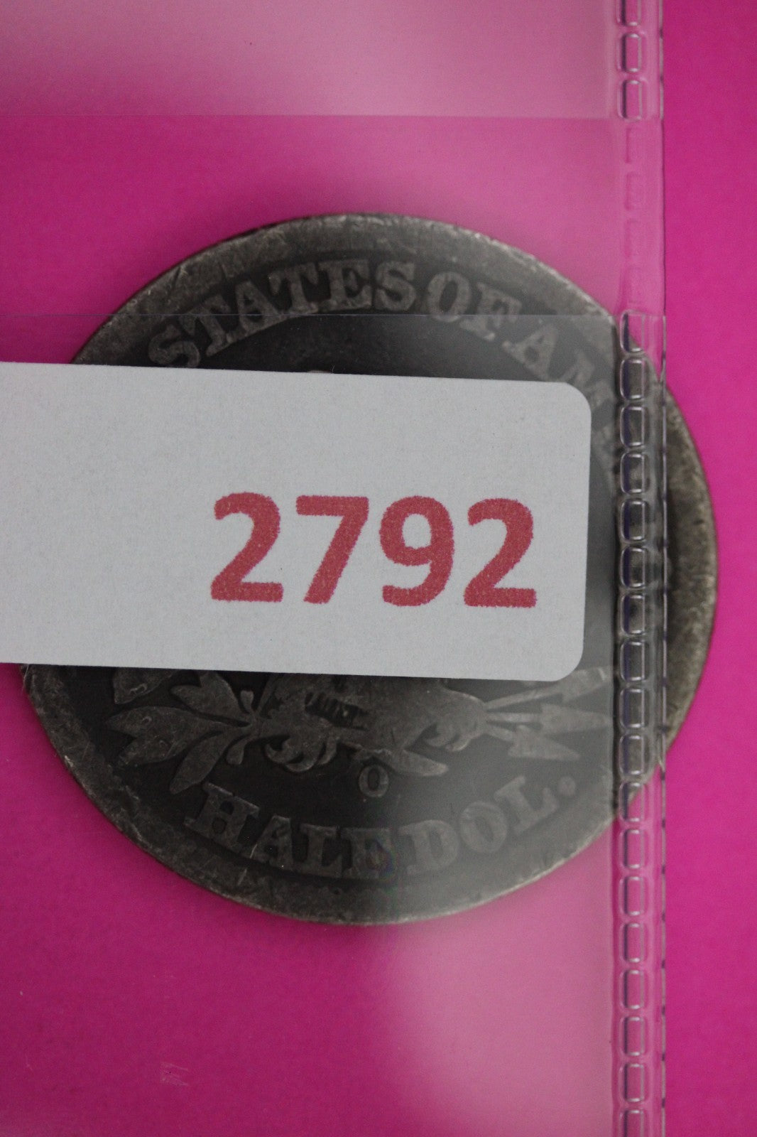 1859 O Seated Liberty Half Dollar Silver Exact Coin Shown Low Grade Filler 2792