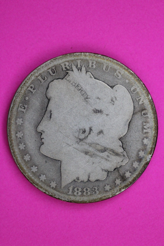 1883 CC Morgan Lady Liberty Silver Dollar Guaranteed Authentic & Genuine 1736