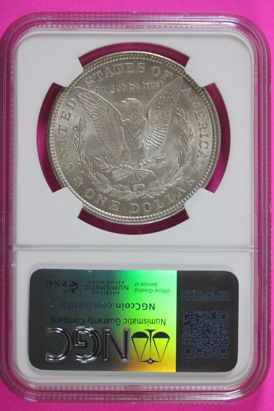 1921 P MS 63 Liberty Morgan Silver Dollar NGC Certified Graded Authentic 670