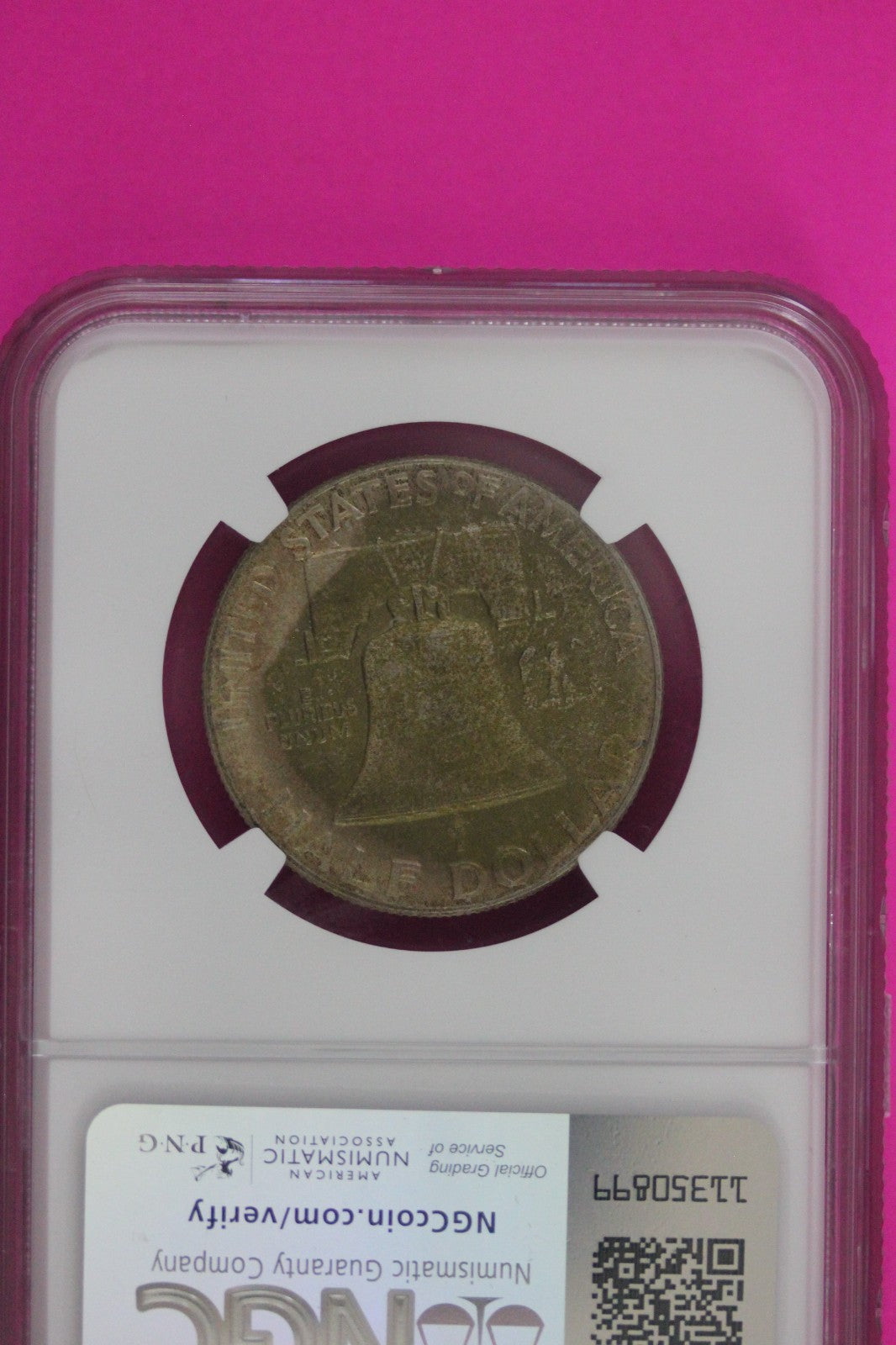 1948 P MS 64 Full Bell Lines Ben Franklin Silver Half Dollar NGC FBL Slab 86