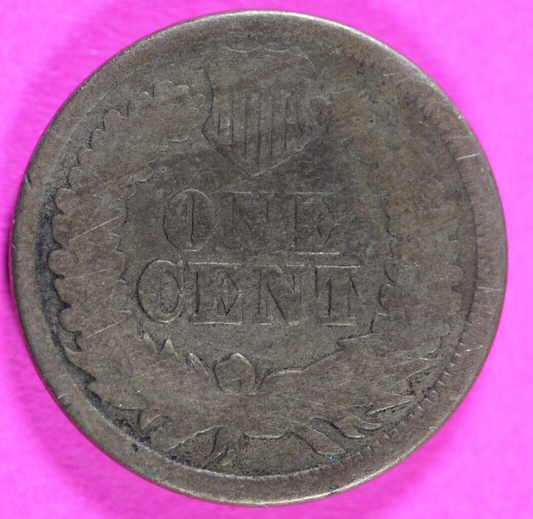 1864 Copper Nickel Indian Head Cent Penny Type Coin Exact Coin Pictured 85