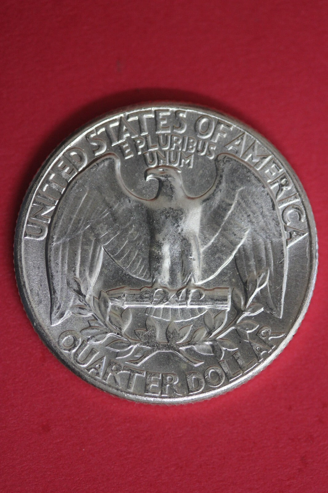 1963 Uncirculated Type B Reverse George Washington Quarter Exact Coin OCE 132