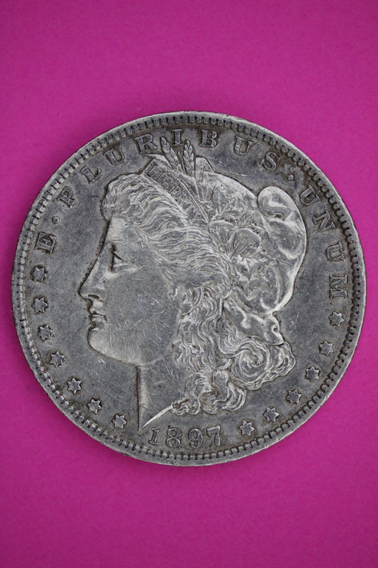 1897 O Morgan Liberty Silver Dollar Guaranteed Authentic & Genuine Coin 2591