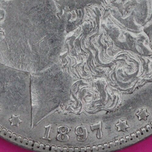 High Grade 1897 O Morgan Liberty Silver Dollar Scarce Key Date New Orleans 323