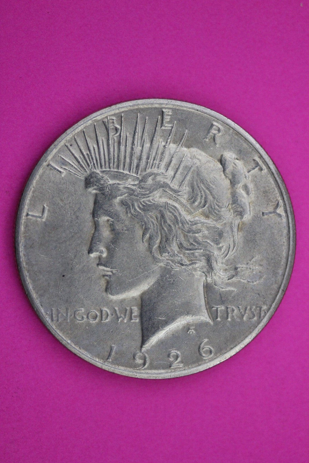 High Grade 1926 S Peace Silver Dollar LIberty Coin Guaranteed Authentic 0309N