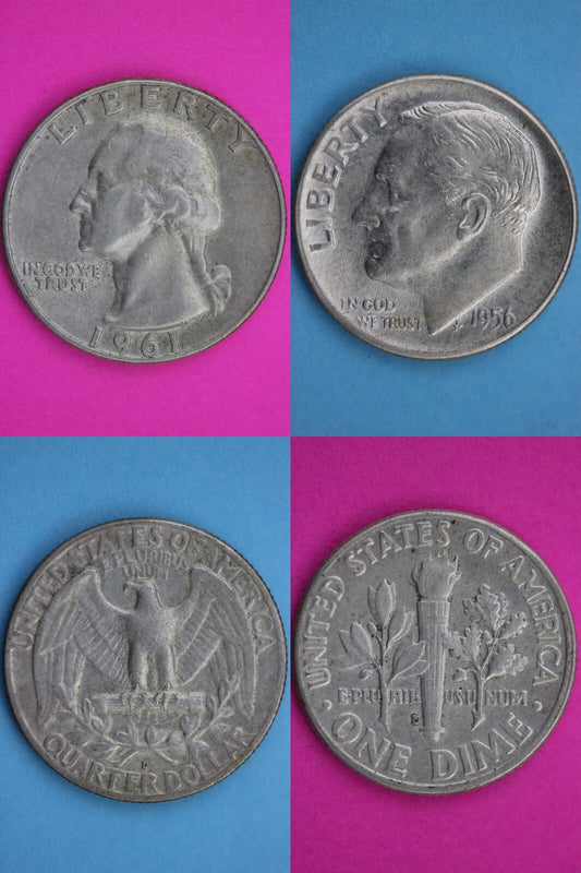 6 Standard Ounces Coin Weight 90% Silver Junk Washington Quarters Roosevelt Dime