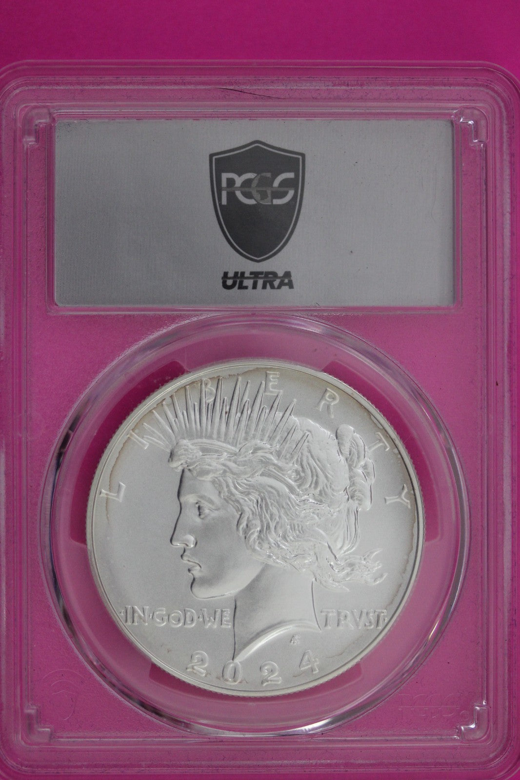 2024 MS 70 Peace Liberty Silver Dollar PCGS Graded Certified Graded Slab 1144