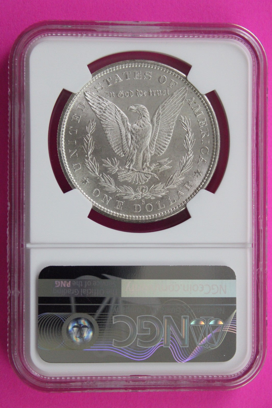 1880 S MS 63 Liberty Morgan Silver Dollar NGC Certified Graded Authentic 775