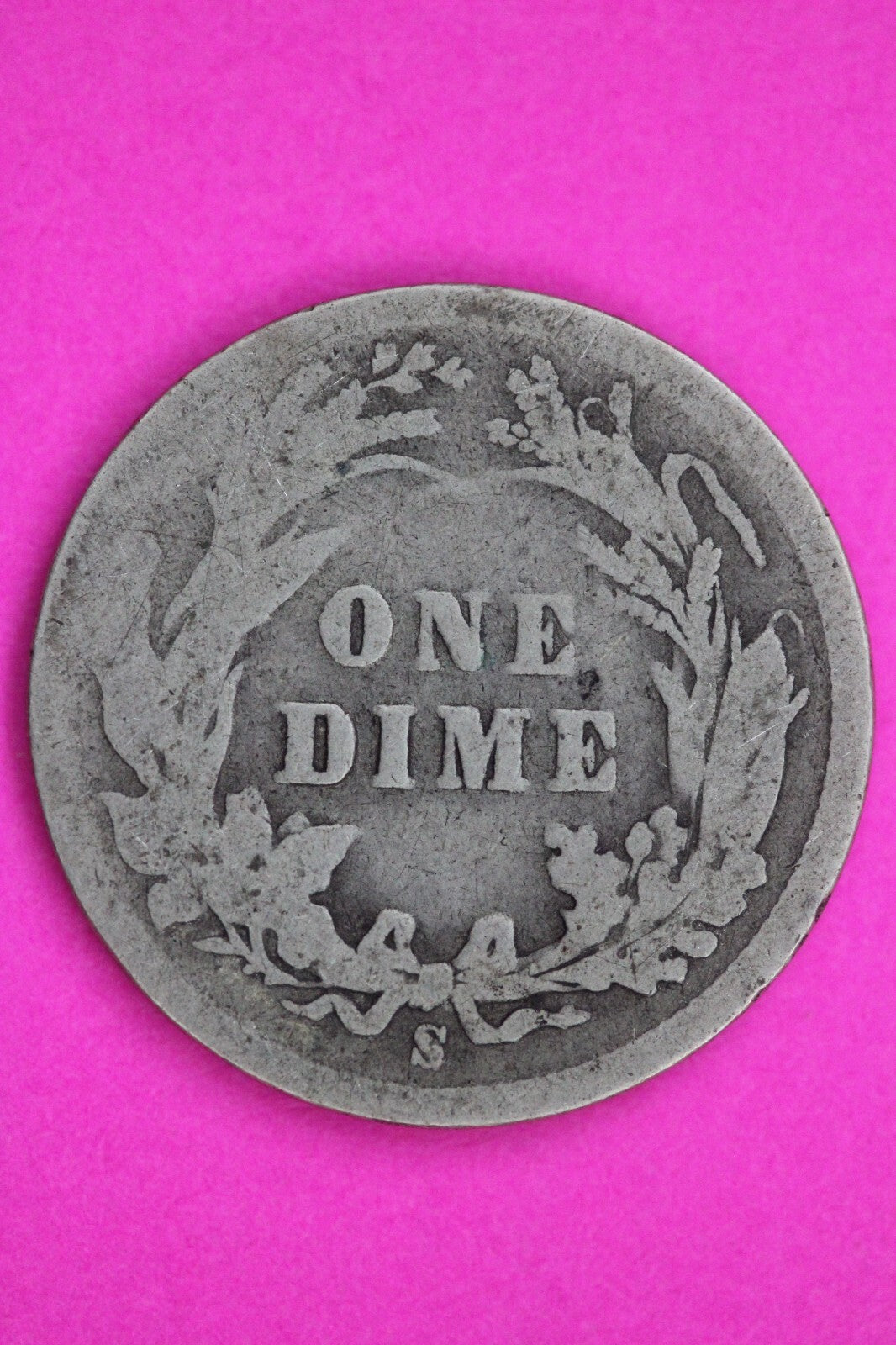 1897 S Barber Liberty Dime Silver Coin Guaranteed Authentic Free Shipping 1355