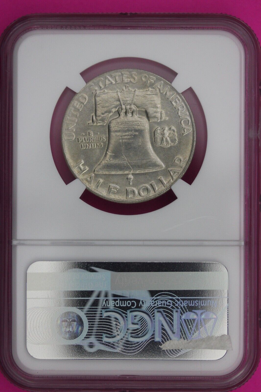 Full Bell Lines 1954 D MS 64 FBL Ben Franklin Half Dollar Silver Coin NGC 943