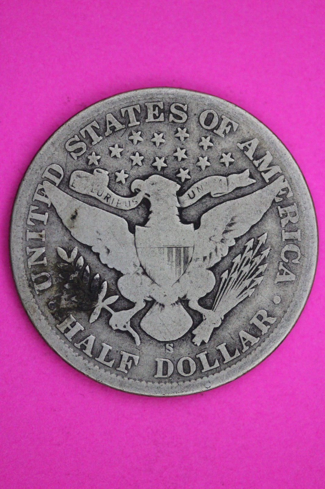 1908 S Barber Liberty Silver Half Dollar Guaranteed Authentic Genuine Coin 2332