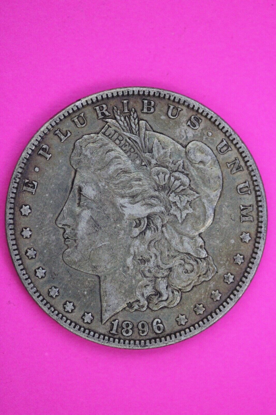 1896 O Morgan Lady Liberty Silver Dollar Key Date Coin New Orleans Mint 398