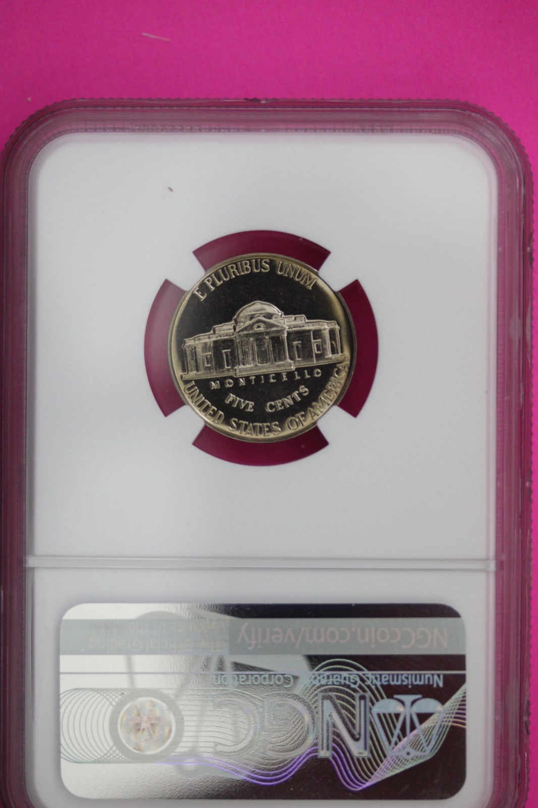 1961 PF 68 Jefferson Nickel NGC Certified Graded Authentic Genuine Slab 332