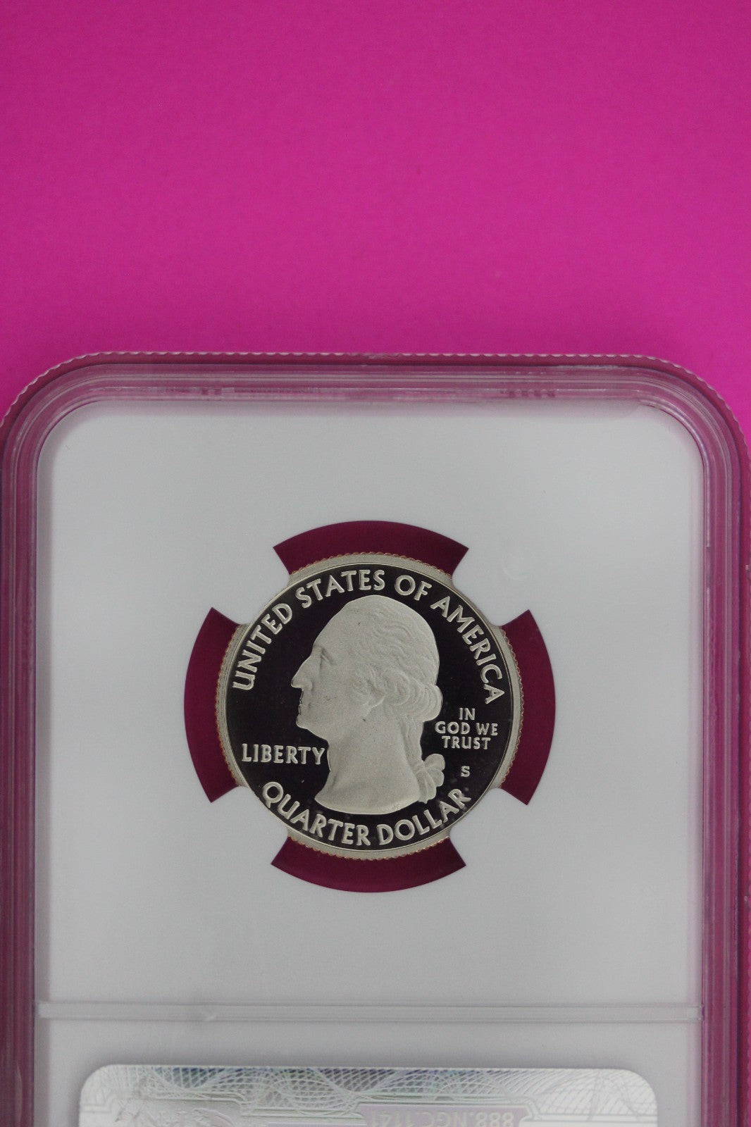 2010 S PR 70 Clad Grand Canyon Parks Quarter NGC Certified Authentic Slab 200