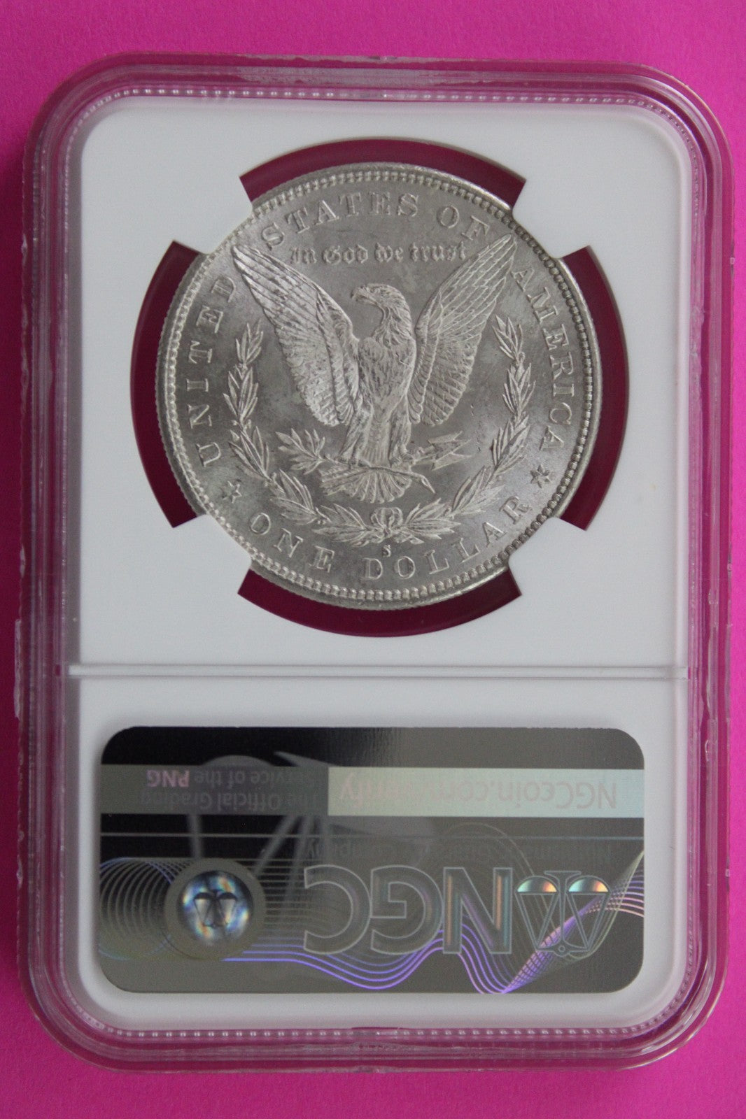 1880 S MS 63 Liberty Morgan Silver Dollar NGC Certified Graded Authentic 767
