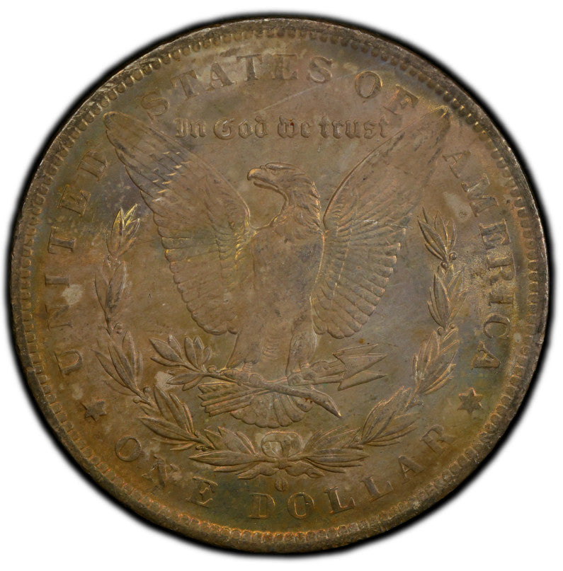 Toned 1883 O MS 61 Morgan Liberty Silver Dollar PCGS Certified Graded Slab  975