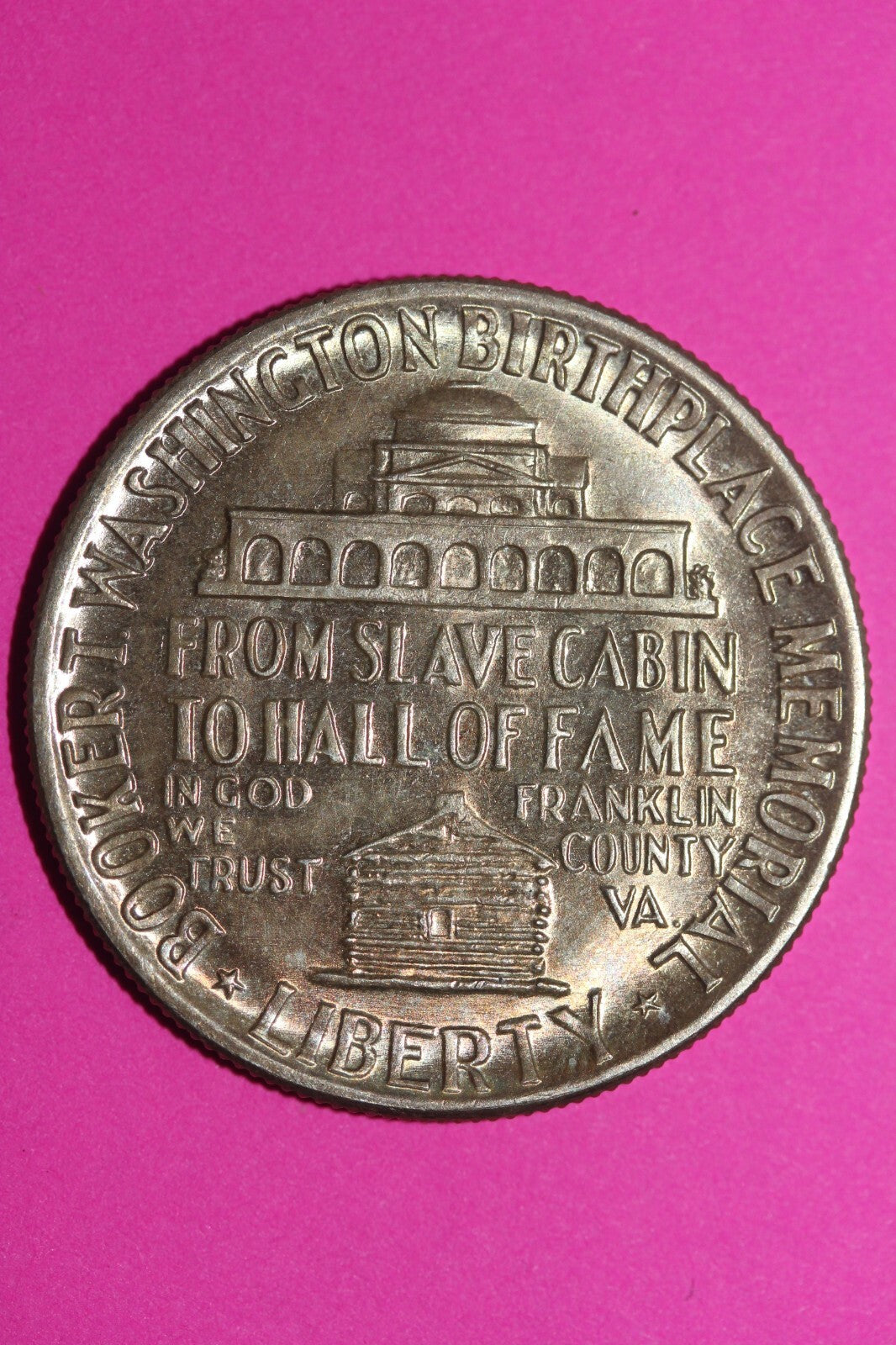 High Grade 1951 Booker T Washington Commemorative Silver Half Dollar Coin 1040