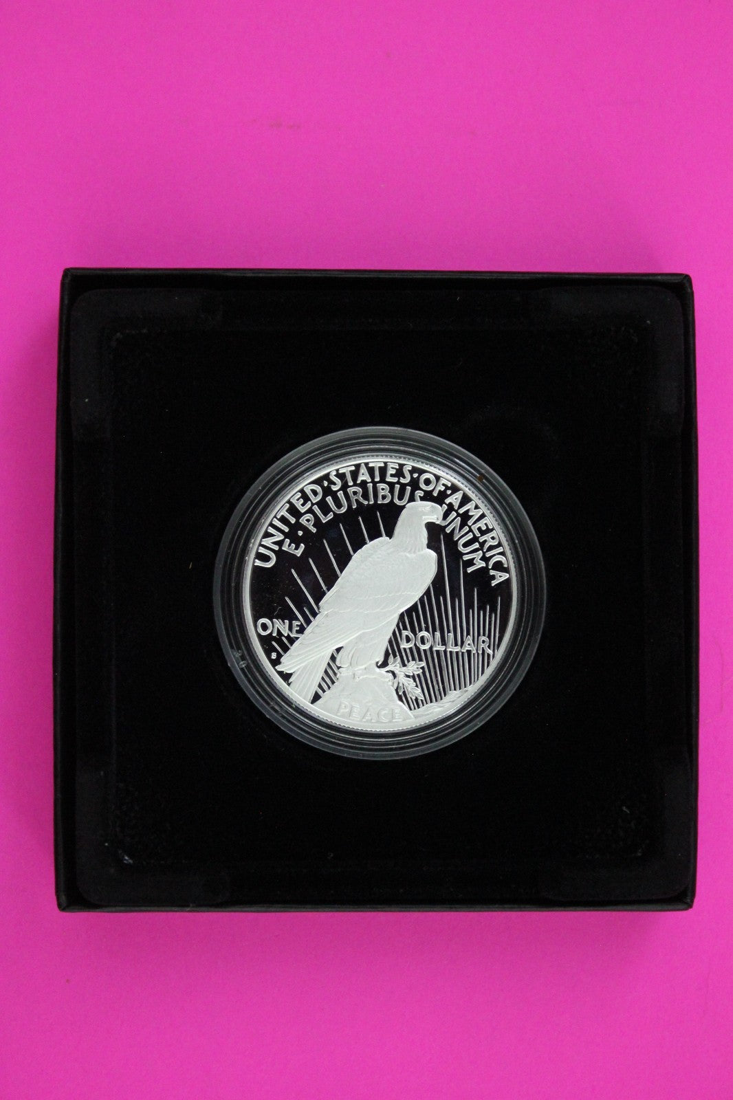 Gem Deep Cameo Proof 2023 S Peace Silver Dollar 999 Fine Mint Box & COA 6014