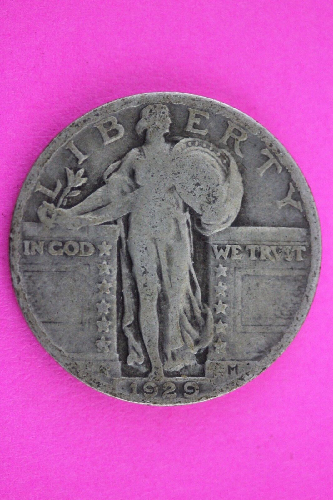 Full Date 1929 P Standing Liberty Silver Quarter You Get The Coin In Pic TOM 88