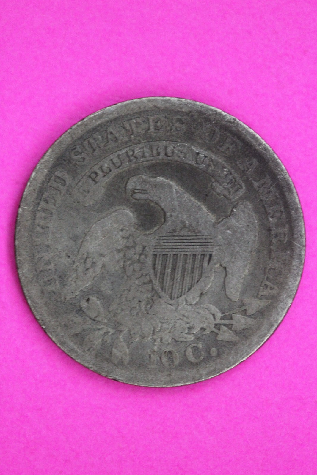 1836 Bust Capped Dime Lady Liberty Silver Coin Guaranteed Authentic Genuine 1533